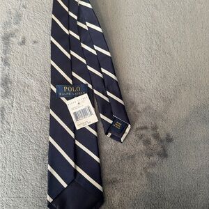Polo Ralph Lauren Navy Striped Tie